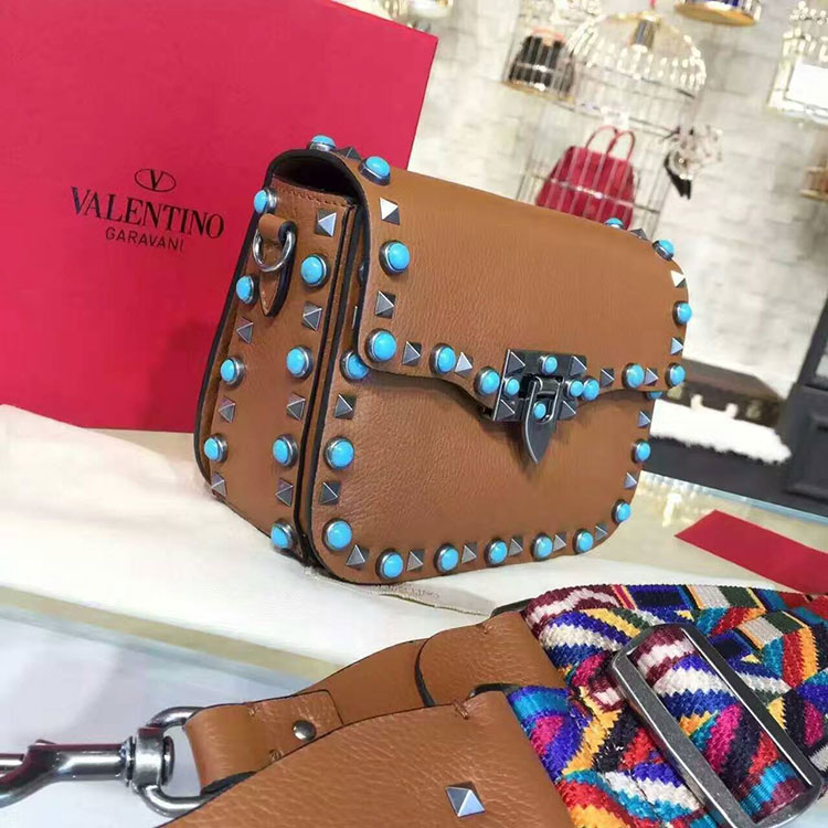 2017 Valentino GUITAR ROCKSTUD ROLLING CROSS SMALL BAG 0936M