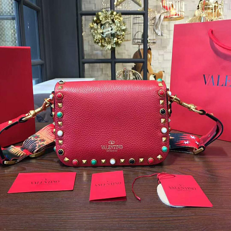 2017 Valentino GUITAR ROCKSTUD ROLLING CROSS SMALL BAG 0936M