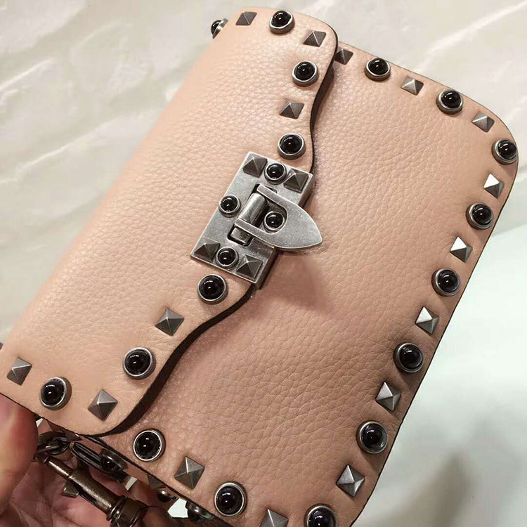 2017 Valentino GUITAR ROCKSTUD ROLLING CROSS SMALL BAG 0936M