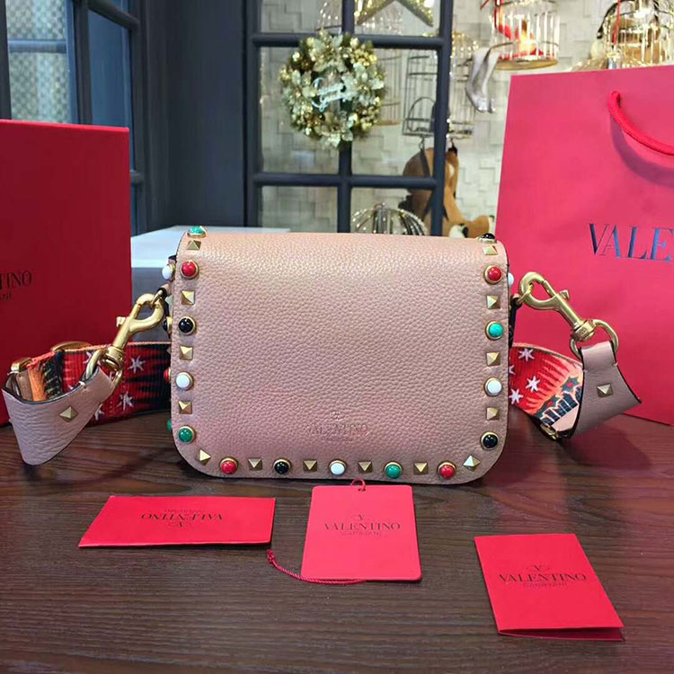 2017 Valentino GUITAR ROCKSTUD ROLLING CROSS SMALL BAG 0936M