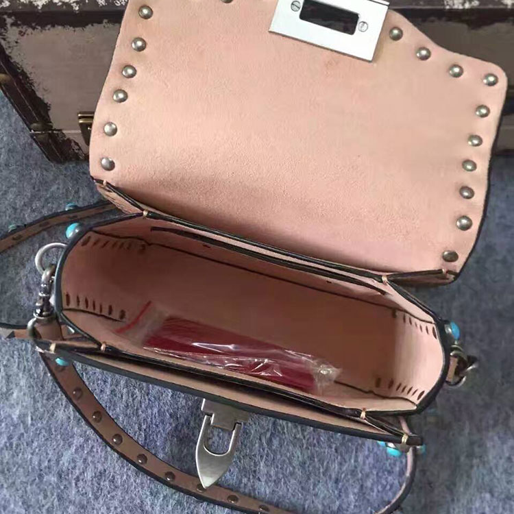 2017 Valentino GUITAR ROCKSTUD ROLLING CROSS SMALL BAG 0936M