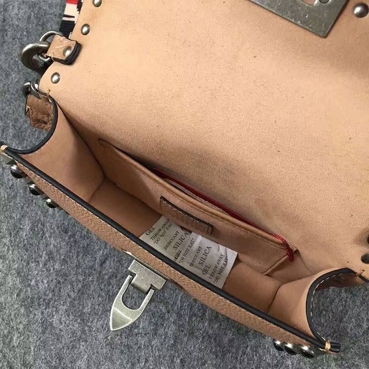 2017 Valentino GUITAR ROCKSTUD ROLLING SMALL CROSS BODY BAG 0178