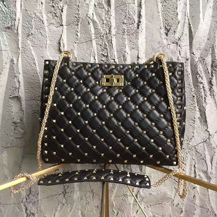 2017 Valentino Garavani Rockstud Spike MEDIUM tote bag