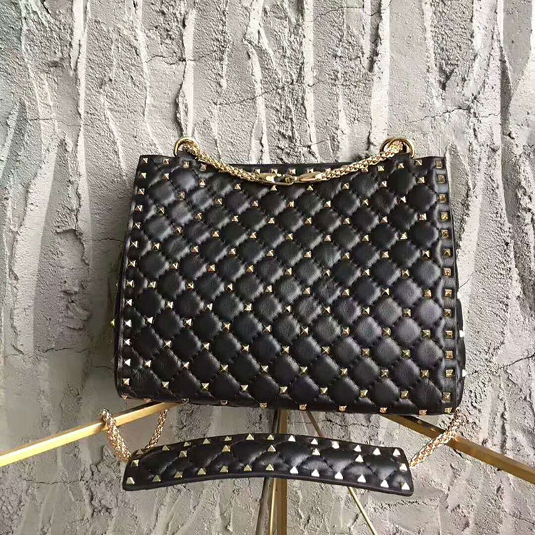 2017 Valentino Garavani Rockstud Spike MEDIUM tote bag