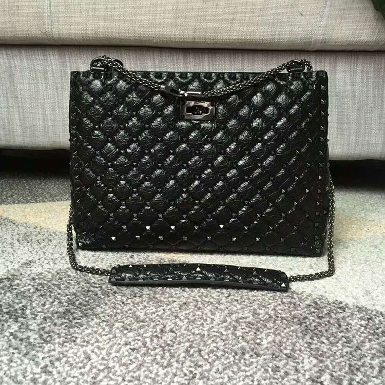 2017 Valentino Garavani Rockstud Spike tote bag