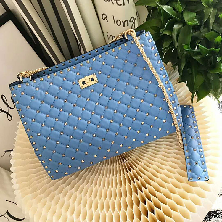 2017 Valentino Garavani Rockstud Spike tote bag