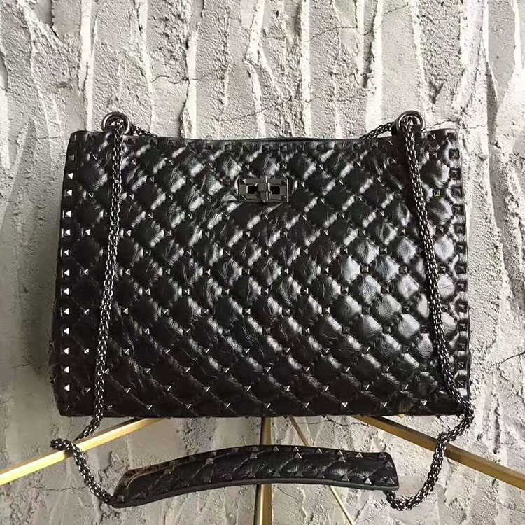 2017 Valentino Garavani Rockstud Spike tote bag