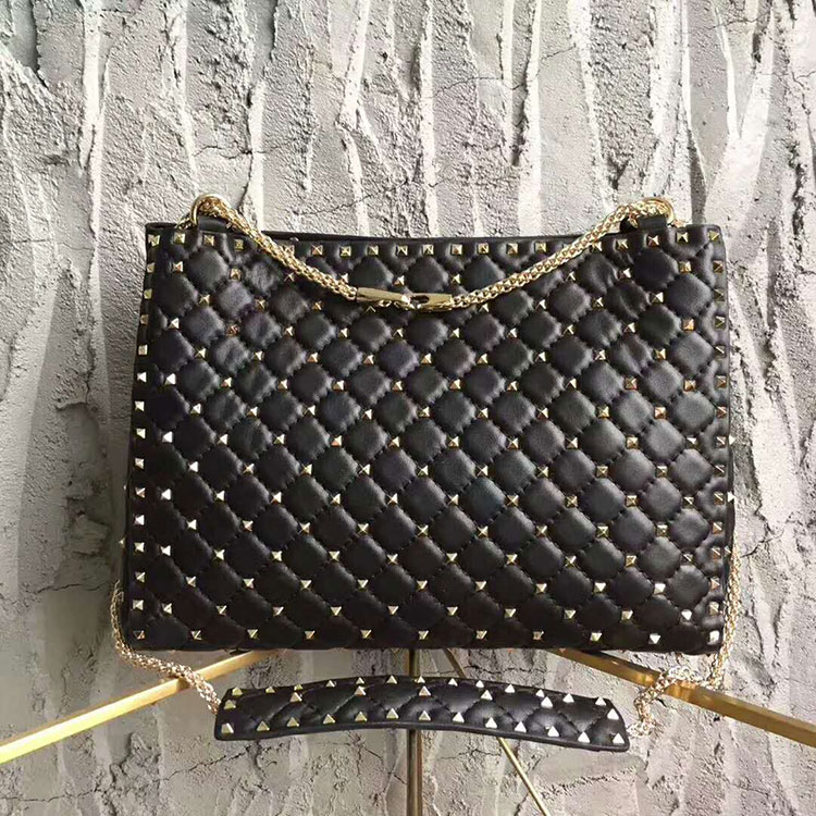 2017 Valentino Garavani Rockstud Spike tote bag