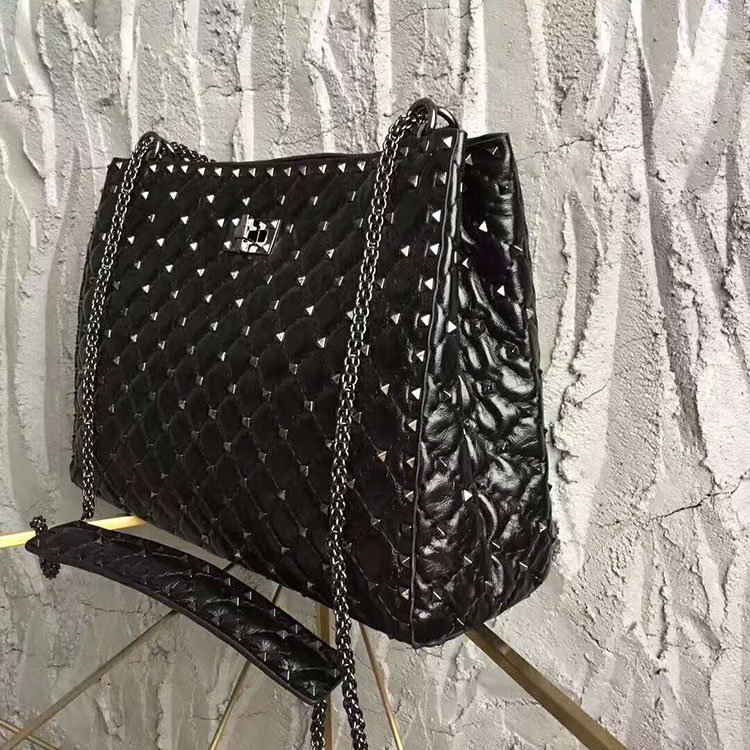 2017 Valentino Garavani Rockstud Spike tote bag