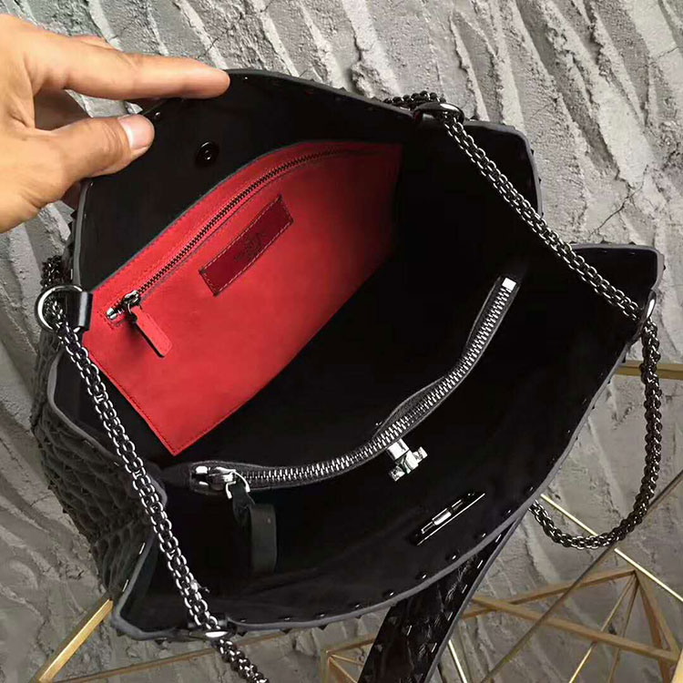 2017 Valentino Garavani Rockstud Spike tote bag