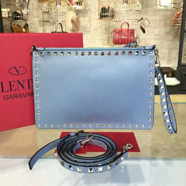 2017 Valentino ROCKSTUD CLUTCH 0119