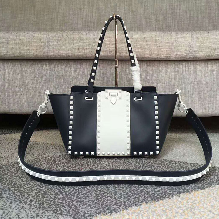 2018 Valentino ROCKSTUD ROLLING SMALL TOTE 0972