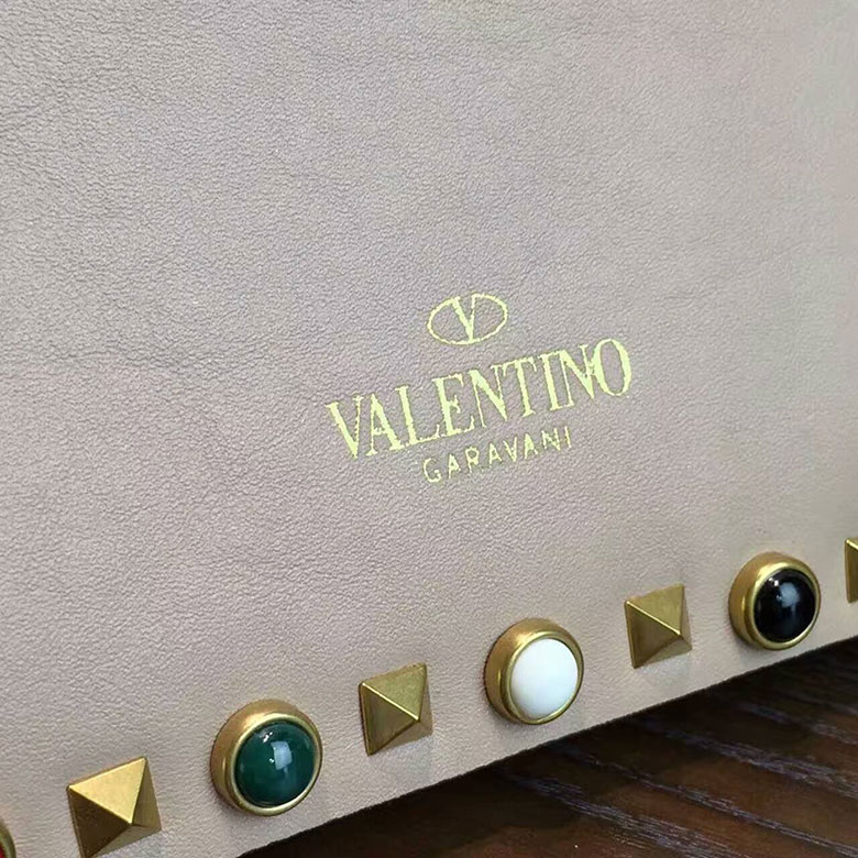 2017 Valentino ROCKSTUD ROLLING SMALL TOTE 0972