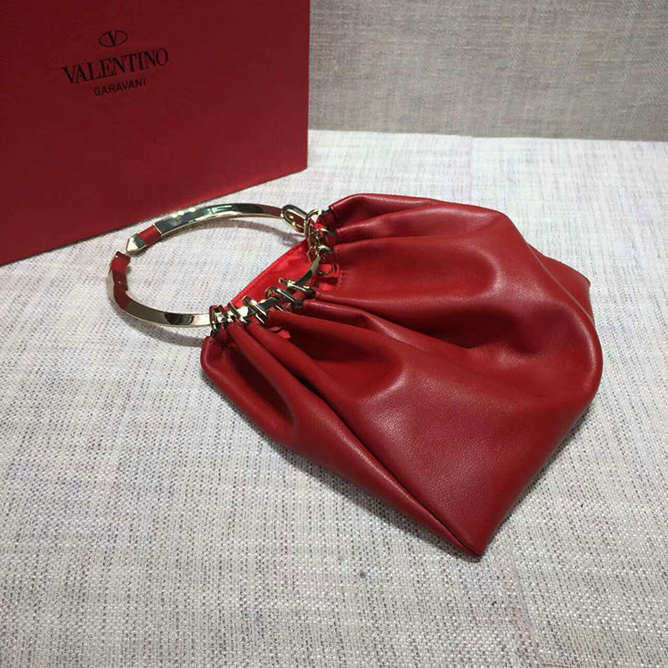 2017 Valentino Ring clutch in calfskin V2072