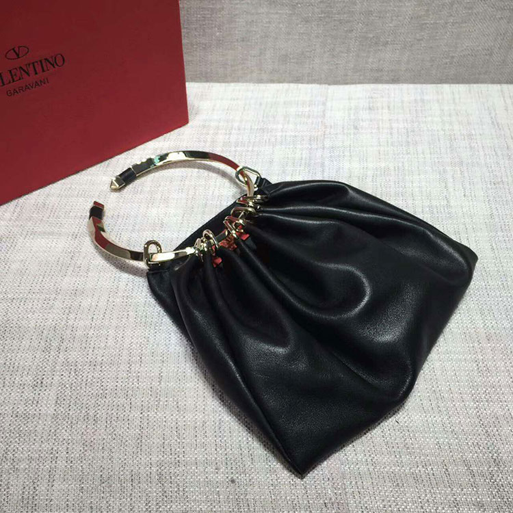 2017 Valentino Ring clutch in calfskin V2072