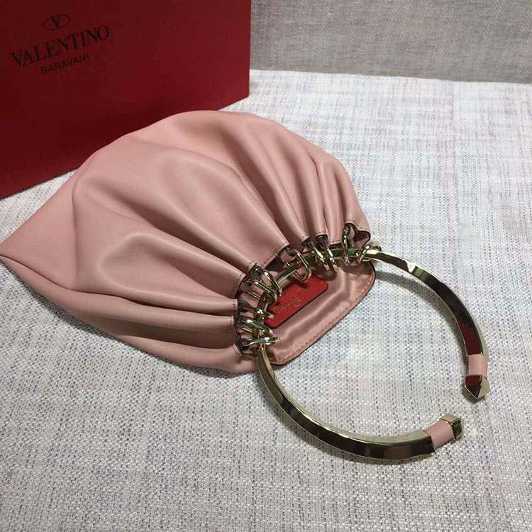 2017 Valentino Ring clutch in calfskin V2072