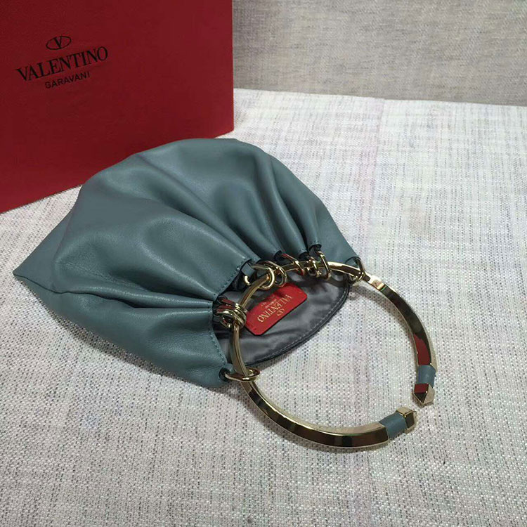 2017 Valentino Ring clutch in calfskin V2072