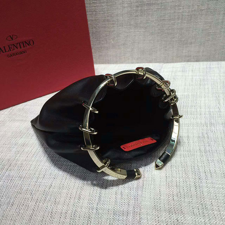 2017 Valentino Ring clutch in calfskin V2072