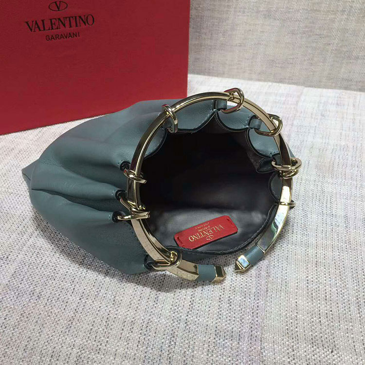 2017 Valentino Ring clutch in calfskin V2072