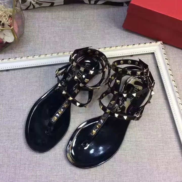 2017 Valentino women Flat Sandals