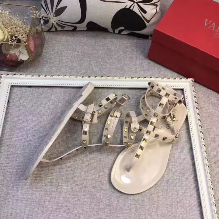 2017 Valentino women Flat Sandals