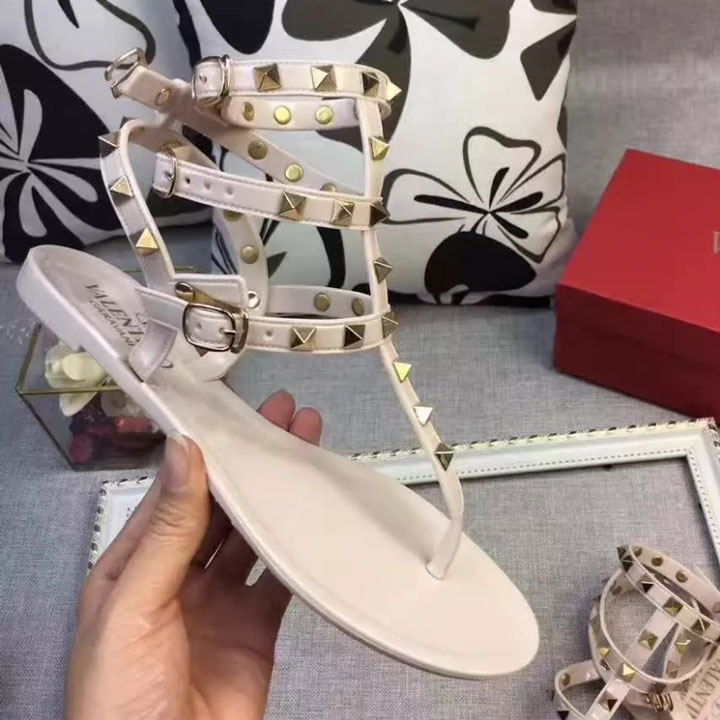 2017 Valentino women Flat Sandals