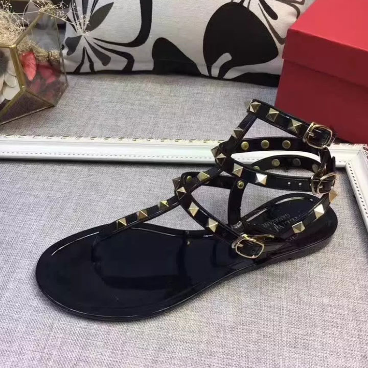 2017 Valentino women Flat Sandals