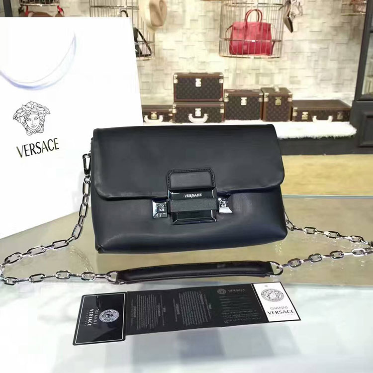 2017 Versace DV1 LEATHER SHOULDER BAG V3333