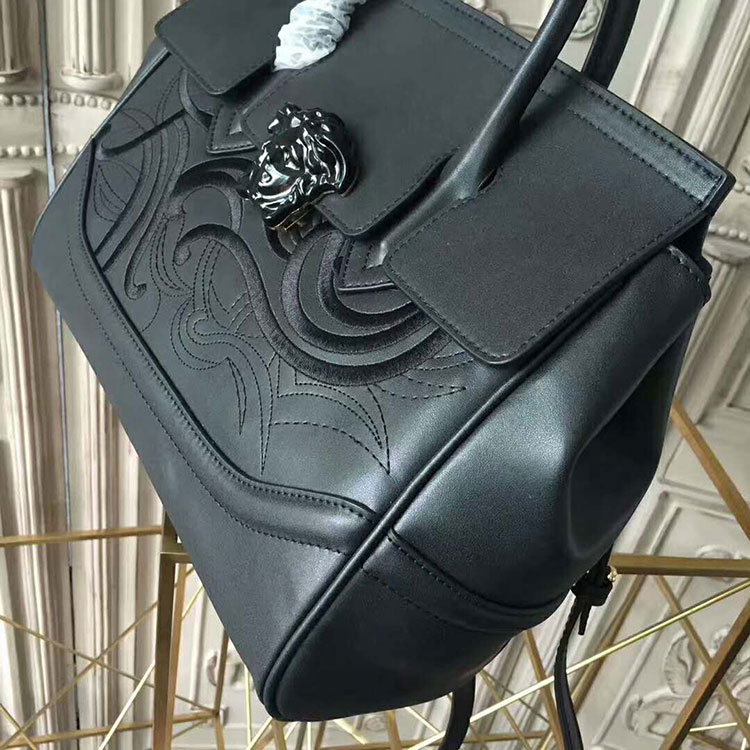 2017 Versace PALAZZO EMPIRE WAVE LEATHER BAG V1111