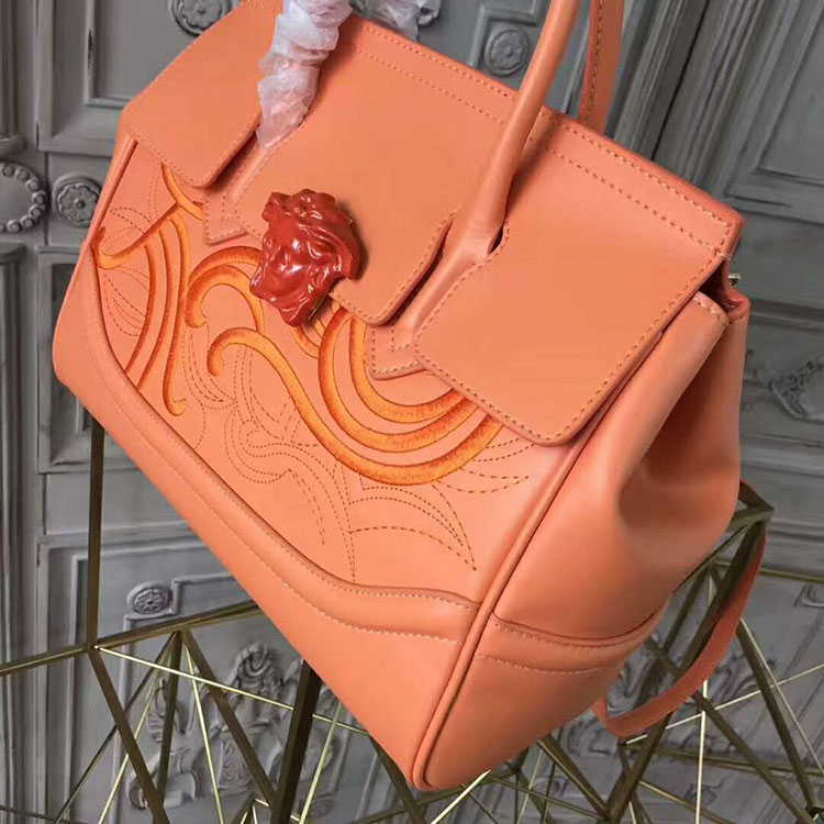 2017 Versace PALAZZO EMPIRE WAVE LEATHER BAG V1111