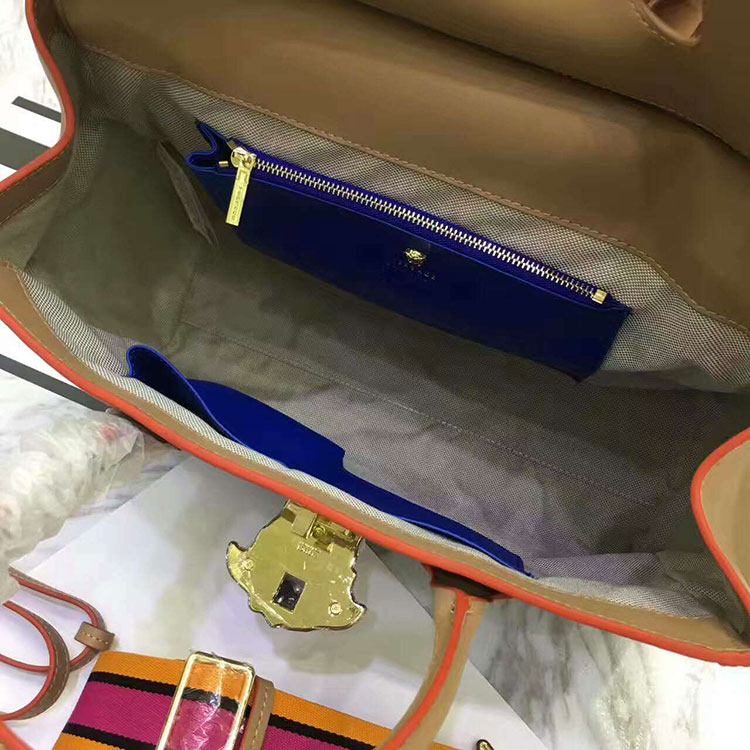 2017 Versace PALAZZO EMPIRE WAVE LEATHER BAG V1111