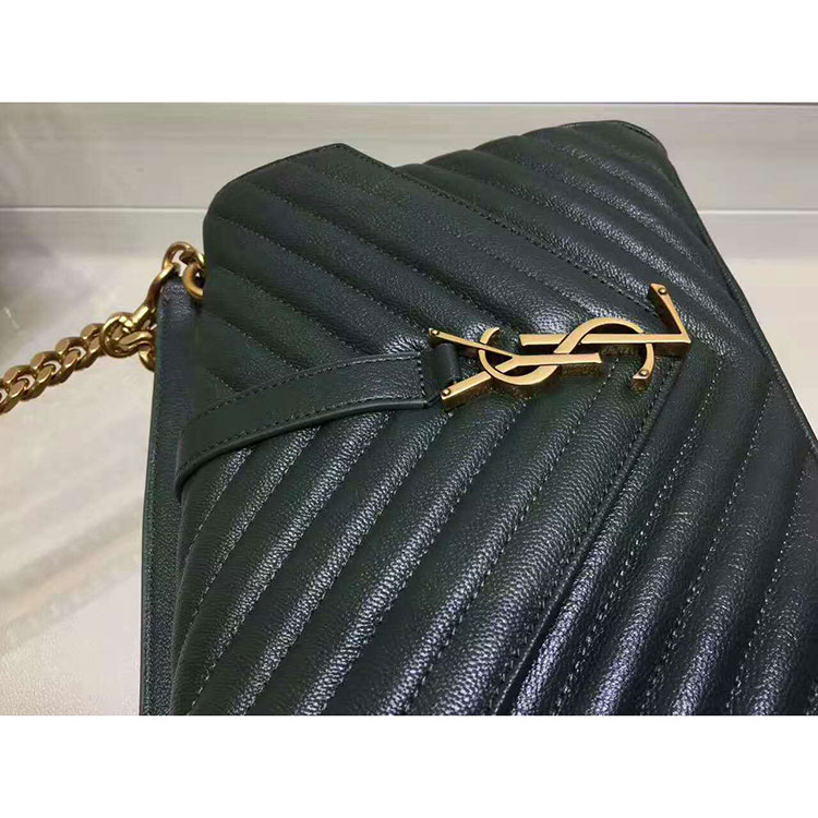 2017 YSL Saint Laurent CLASSIC Medium MONOGRAM BAG IN LEATHER 428056