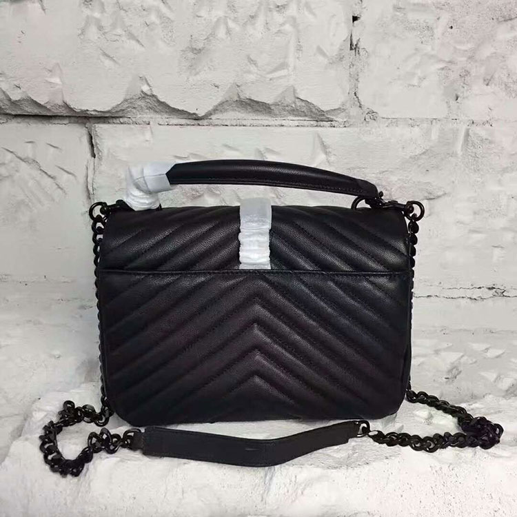 2017 YSL Saint Laurent LARGE COLLEGE BAG IN Original LEATHER