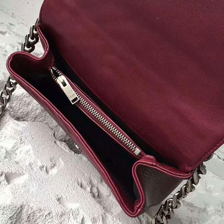 2017 YSL Saint Laurent LARGE COLLEGE BAG IN Original LEATHER