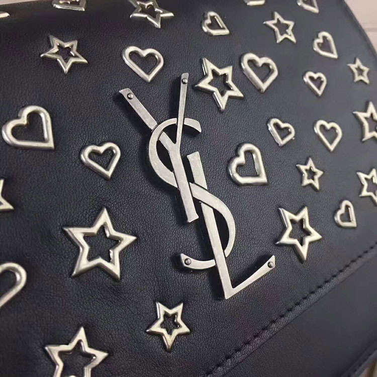 2017 YSL Saint Laurent LARGE SUNSET BAG IN Original LEATHER