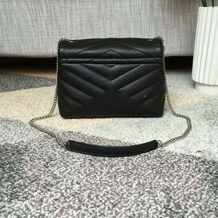 2017 YSL Saint Laurent MEDIUM LOULOU CHAIN BAG IN Original LEATHER