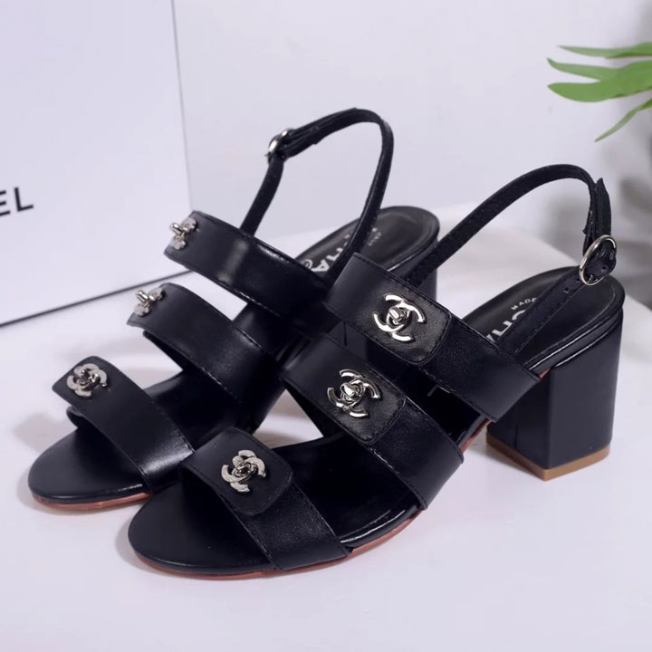 2017 chanle women Sandals in Calfskin leather