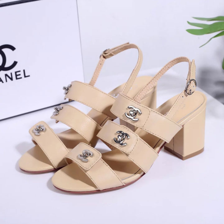 2017 chanle women Sandals in Calfskin leather