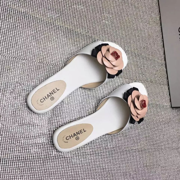 2017 chanle women Slippers in sheepskin leather