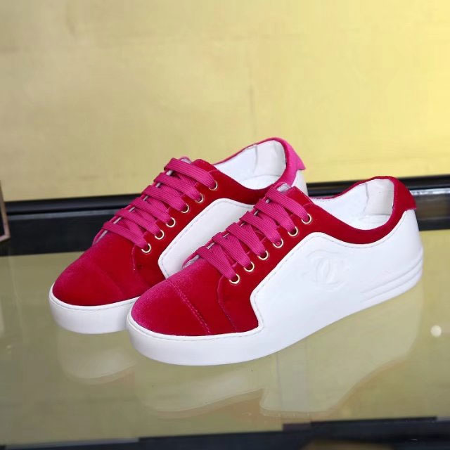 2017 chanle women Sneaker in Velvet