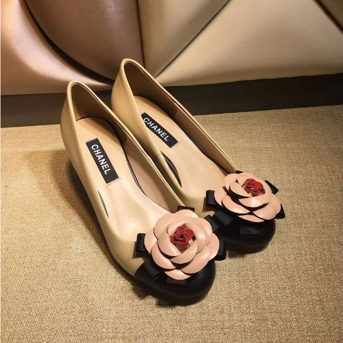 2017 chanle women shoes in sheepskin leather