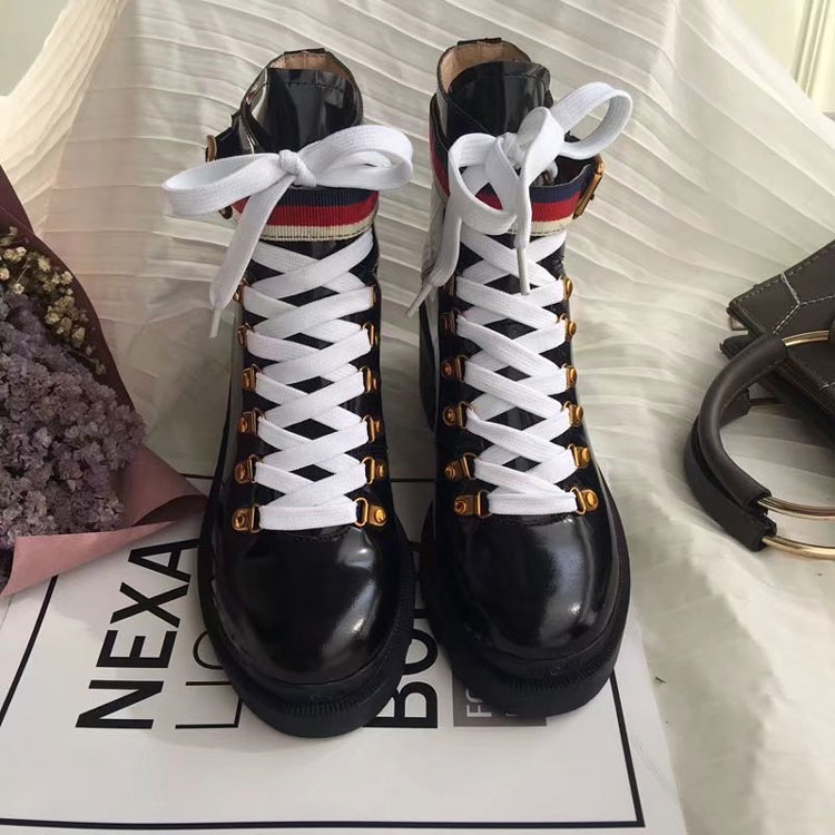 2017 gucci women Boots shoes in Calfskin leather