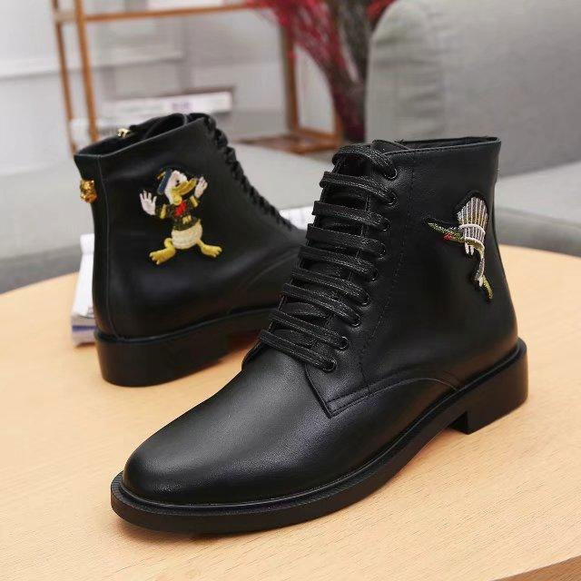 2017 gucci women Boots shoes in Calfskin leather