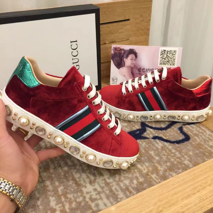 2017 gucci women Casual shoes in velvet