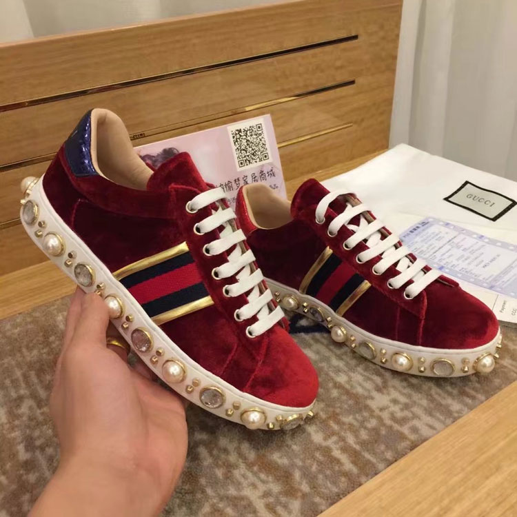 2017 gucci women Casual shoes in velvet