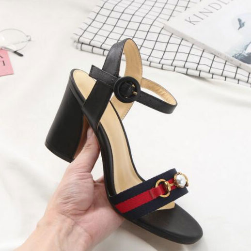 2017 gucci women Sandals in Lambskin leather Heel Height 8cm