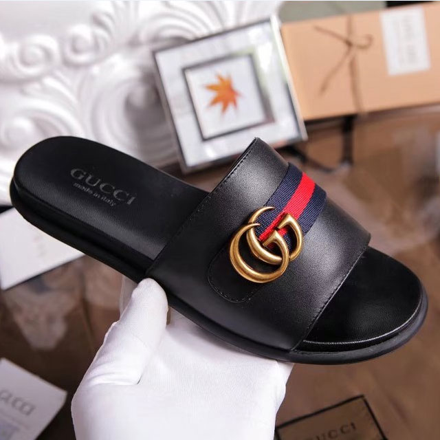 2017 gucci women Slippers in Calfskin leather