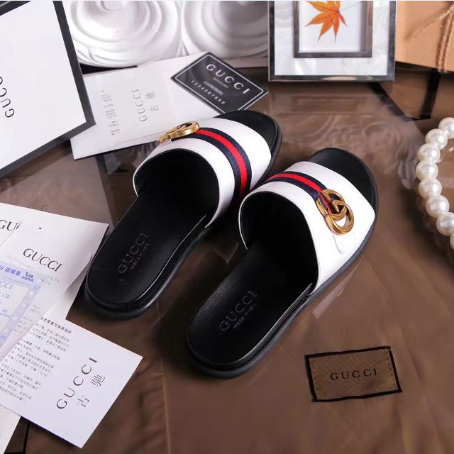 2017 gucci women Slippers in Calfskin leather