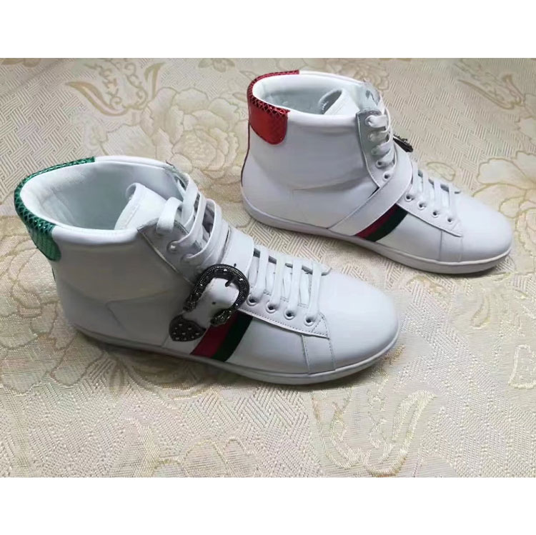 2017 gucci women Sneakers shoes in Calfskin leather