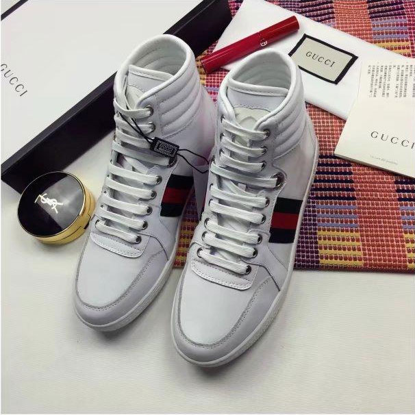 2017 gucci women Sneakers shoes in Calfskin leather